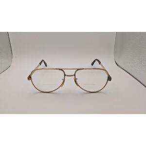 Vintage Gold Toned Aviator Styled Eyeglass Frames